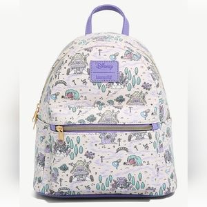 Alice in Wonderland loungefly backpack and wallet NWT